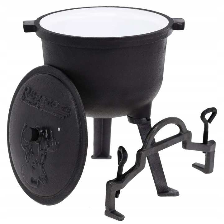 Kociolek emaliat Rossner, 5L, 41cm, 24cm, greutate 8,5kg