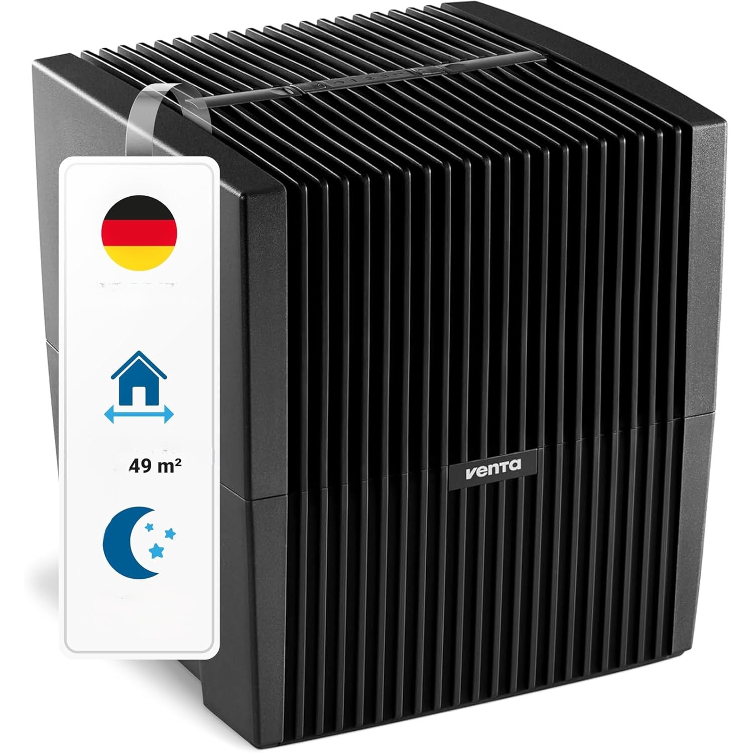 Umidificator Venta LW25 Classic Original, Negru, 7 L, Evaporare