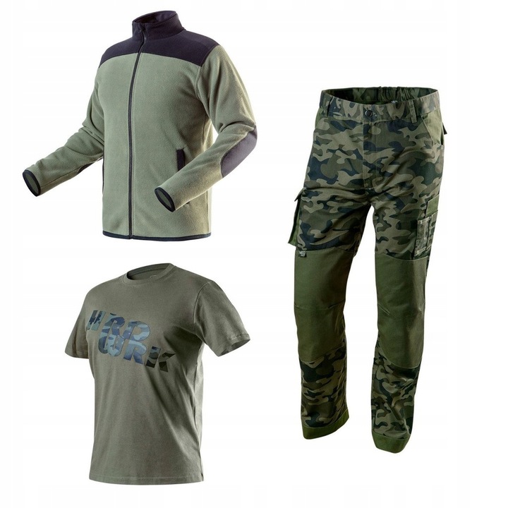 Set de imbracaminte de lucru pentru barbati, NEO TOOLS, 3 piese, S