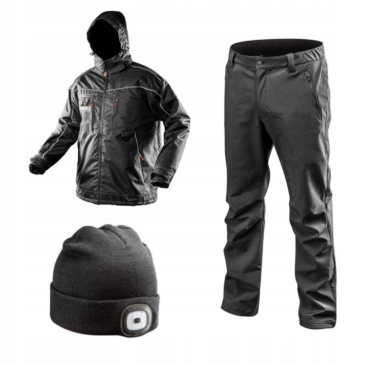 Set de imbracaminte de lucru pentru barbati, NEO TOOLS, 3 piese, M