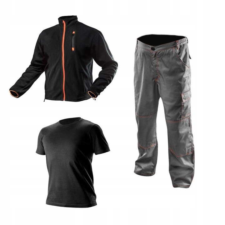 Set de imbracaminte de lucru pentru barbati, NEO TOOLS, 3 piese, L