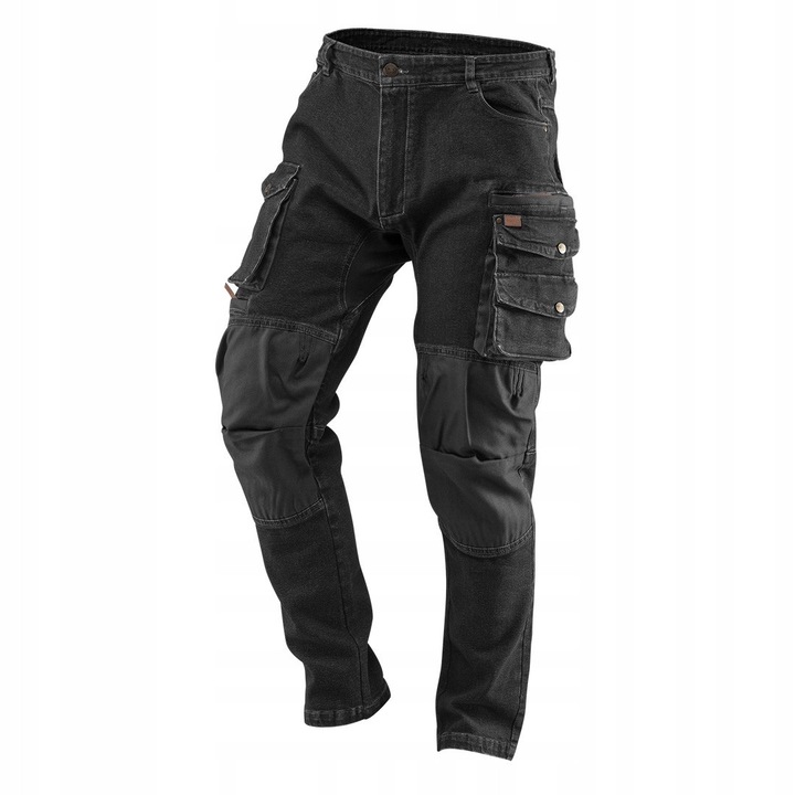 Работни панталони NEO Tools HD Slim, памук, профилирана талия, XXXL/58, 2XL