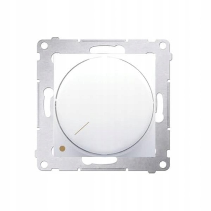 Kontakt-simon forgatható fényerő-szabályzó, fehér, 5-215W, vékony beépítés