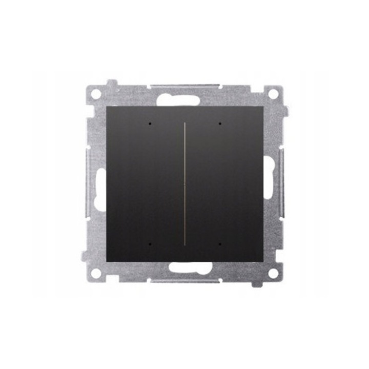 Wi-Fi meghajtó Simon 54 GO, 1 gomb, matt fekete, 230V