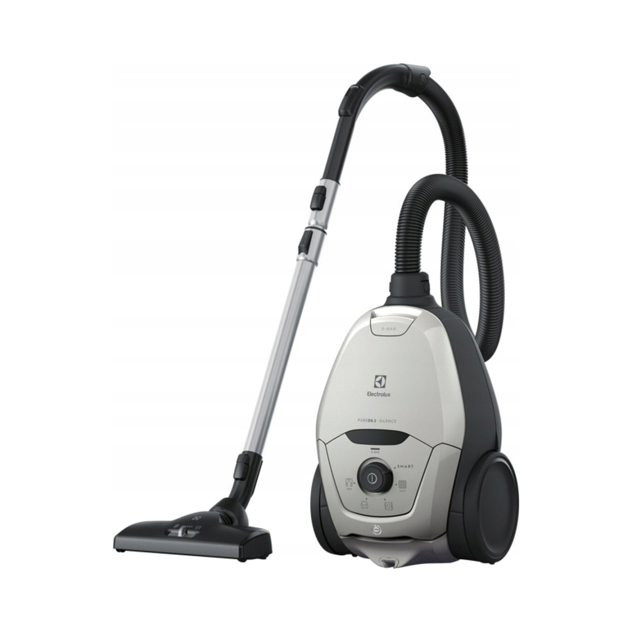 Aspirator cu sac Electrolux Pure D8.2 SILENCE, 57 dB, cu perie OneGo Power Clean