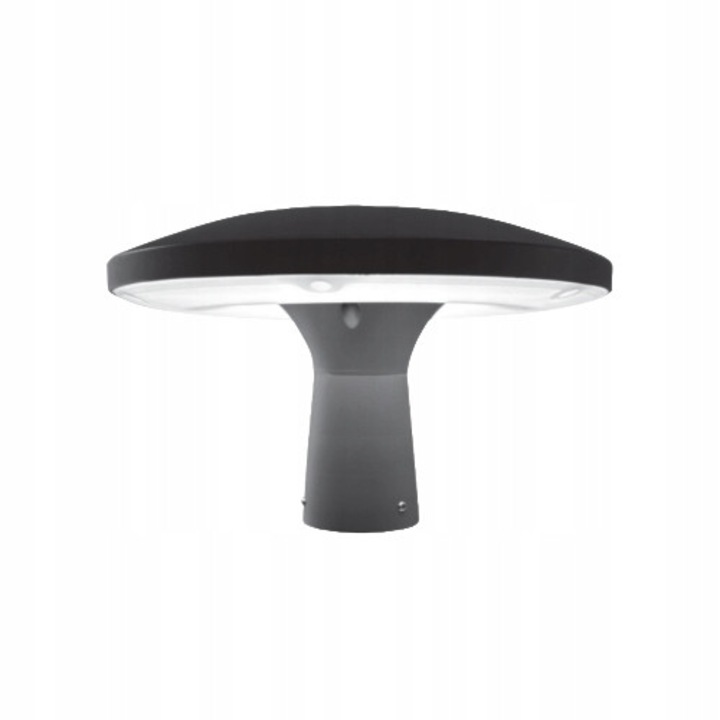LED паркова лампа Lumax, 20W, 2000lm, 4000K, IP65, IK10, 300x190mm, монтаж на стълб 60mm