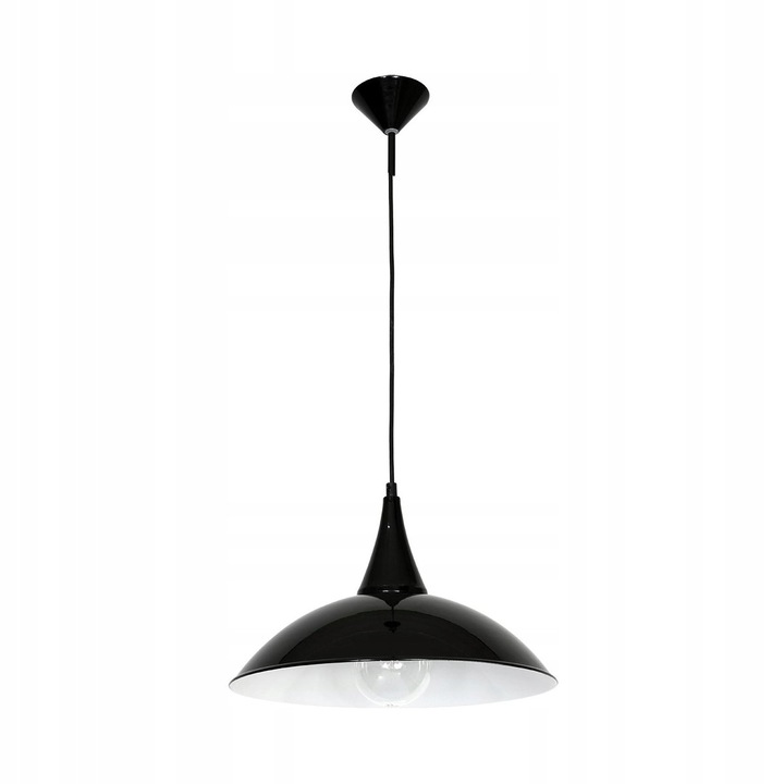 Лампа Aldex Katila 776G1_1, 1x60W E27, черна/бяла, 265x365x700мм