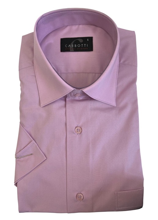 Férfi rövid ujjú ing, lila színű, S méret, pamut-poliészter anyag