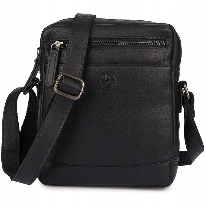 Bellugio női táska, természetes bőr táska, minta nélkül