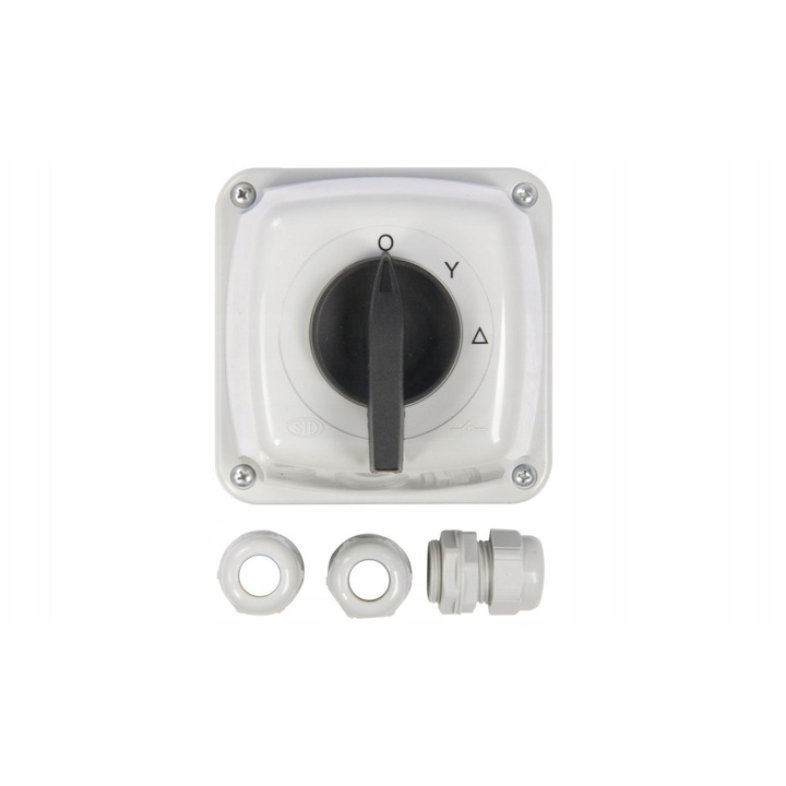 Intrerupator cruce 3P 40A IP44 Luk 40-23, 11kW, montaj plat