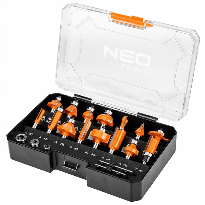 Freze NEO TOOLS 8mm, accesorii pentru frezare
