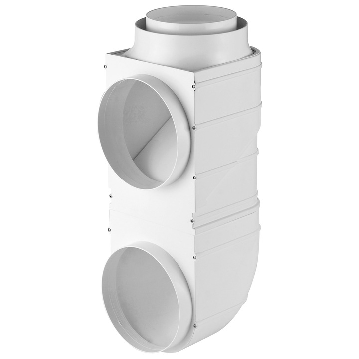 Sistem de ventilatie hibrid AWENTIS I, 125mm, material plastic, set complet necesar