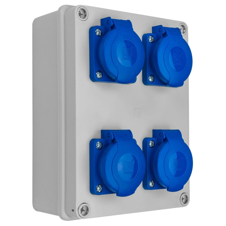 Tablouri electrice R-BOX 190, 4x250V, IP44, gri, 200x150x132mm