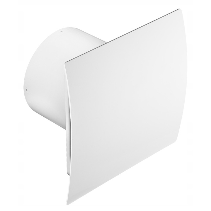 Ventilator de baie AWENTA ESCUDO, 125mm, alb, 175m3/h, 18W, cu comutator pe sfoara