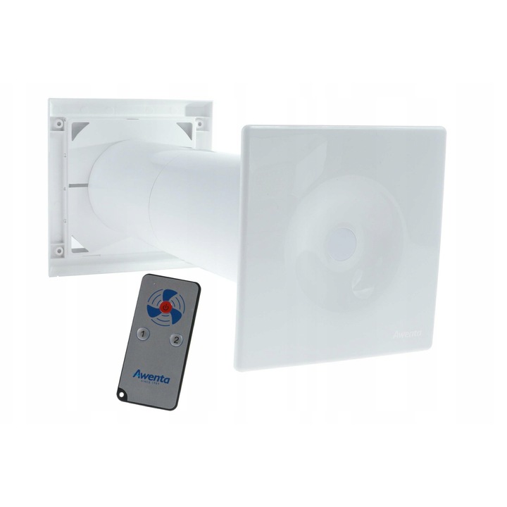 Rekuperátor kompakt HRV100P, 45 m3/h, pilótával, komplett szett, 100mm, fehér