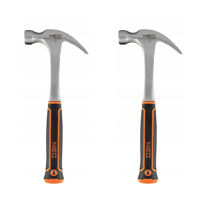 Set ciocane stolar, NEO TOOLS, 450g + 600g, monolitar, maner antiderapant