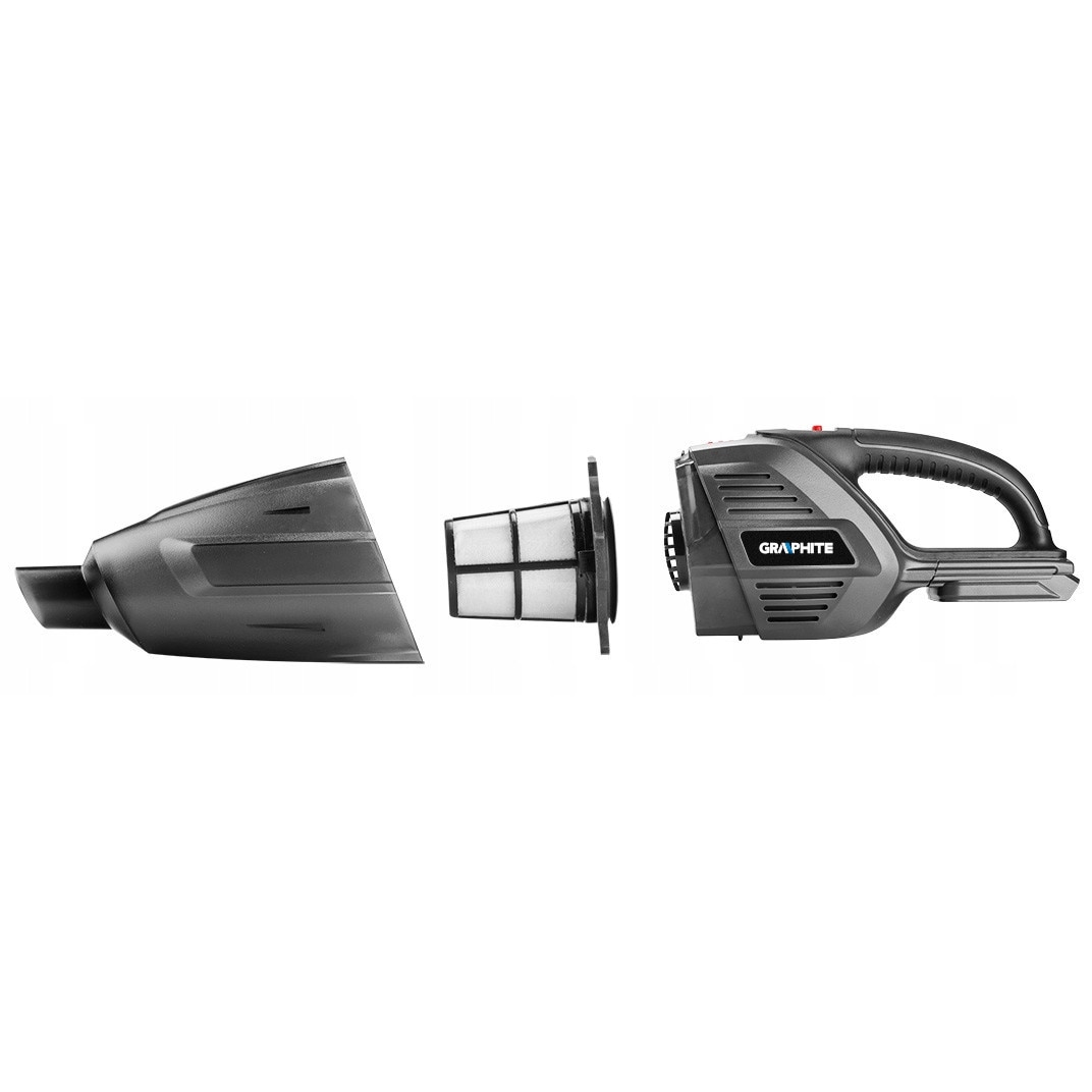 Aspirator vertical 2 in 1 Graphite Energy+ 18V, filtru HEPA, greutate 0,9 kg, set accesorii