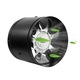 Ventilator de Evacuare, Ventilator Axial, 6 Inch / 150mm, 40W, 2800RPM, 500m³/h, Material Metalic, Eficient, Silentios, Protectie Termica, Ideal pentru Bucatarie, Baie si Hol, Negru