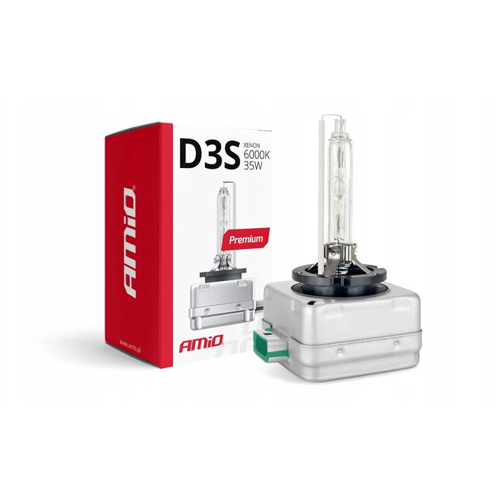 Bec xenon D3S AMIO 35W 6000K, set 1 buc.