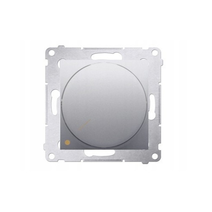 Forgó dimmer 54 DS9L2.01/43, 230V, IP20, 7,5x7,5cm, matt ezüst Kontakt-Simon