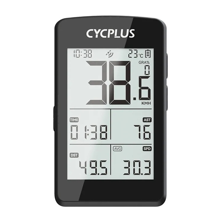 Cycplus M3 kerékpárkomputer - kompatibilis: Strava, Trainingpeaks, stb
