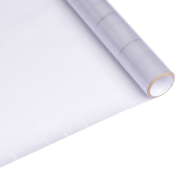 Folie geam autocolanta Cruce, alb + transparent, 90 x 150 cm