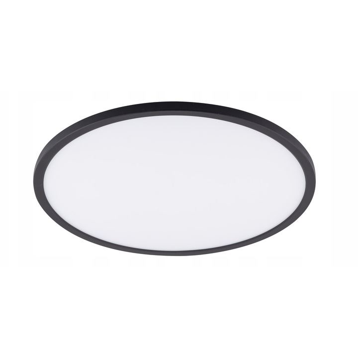 Mennyezeti LED 36W IP54 AQUA 6903, 40x2.9cm, fekete, dimmelhető