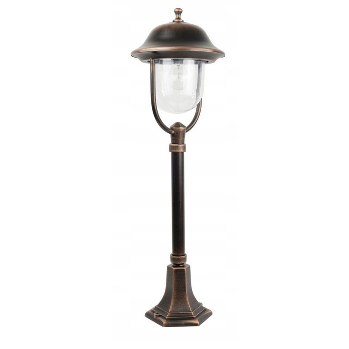 Lampa stalp exterior SU-MA Prince K 5002/3/O M, patina cupru, 87x25cm