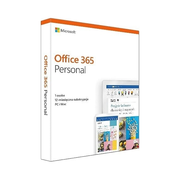 Microsoft Office 365 Personal, all languages, Subscriptie 1 an - 1