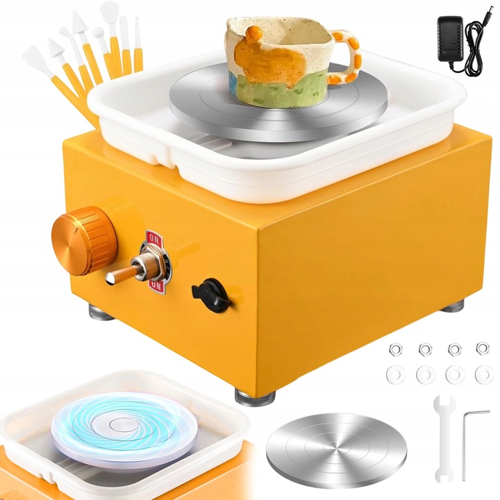 Set creativ pentru copii, MINI KOLO, ceramica electrica, accesorii scolari