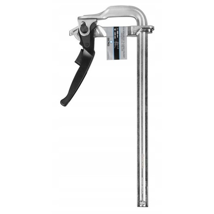 Clema de prindere Berg, 120x250mm, din otel C45, rezistenta la uzura, utilizare in ateliere si productie