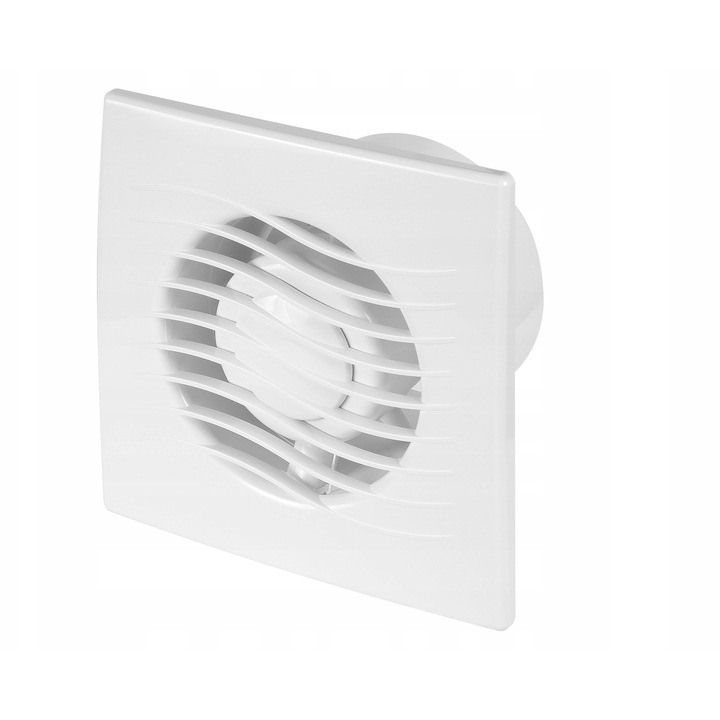 Ventilator de baie Awenta Wave WAV120H, 120mm, cu senzor de umiditate si temporizator, alb