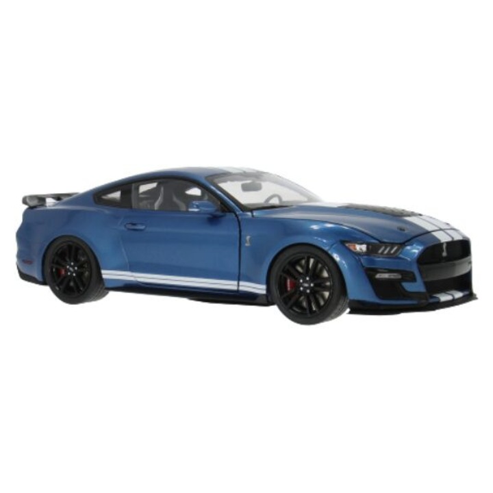 Modellautó Ford Mustang Shelby GT 500 2022 Kék 1:18 IXO