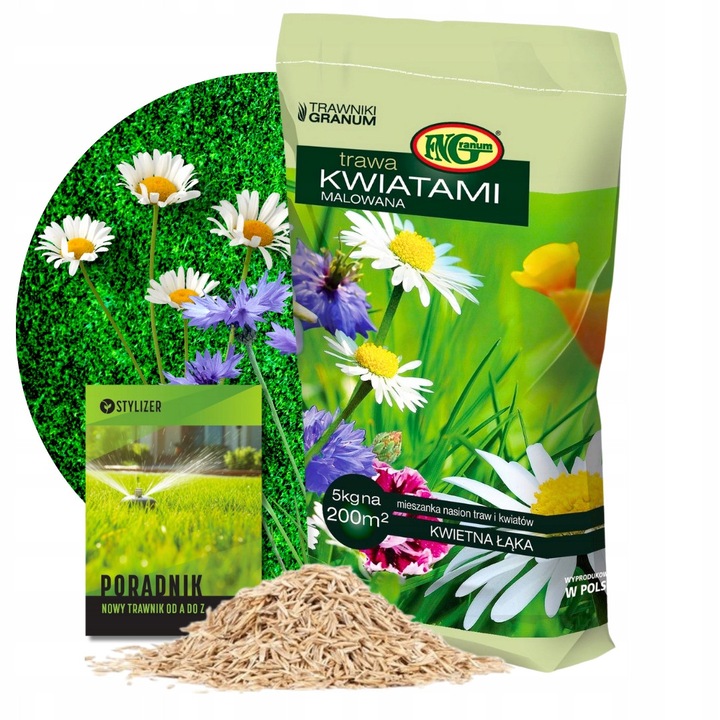 Trafa decorativa, 5kg, amestec de iarba si flori, multicolor