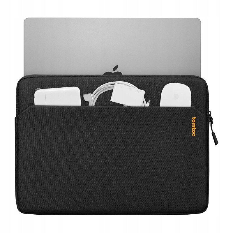Husa laptop Tomtoc Light-A18 15 inch negru impermeabil usor