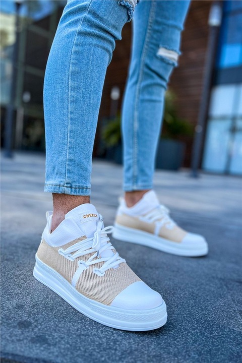 Férfi tornacipő, Chekich, 383565, Fehér, 44