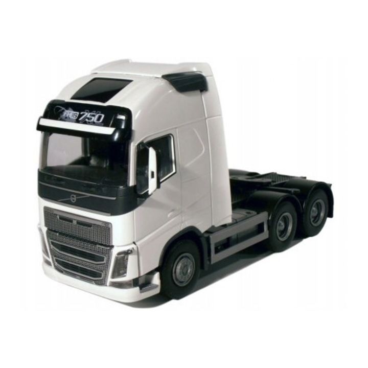 Camion de jucarie, Emek, Volvo FH16, alb, 250x100mm, 1:25