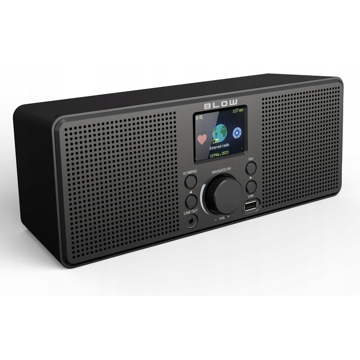 Radio Internet BLOW, Wi-Fi, Bluetooth, FM, 28x11x10,5cm