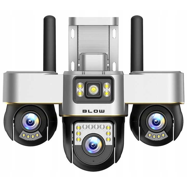 Camera de supraveghere BLOW, 6MP, rotativă, exterior