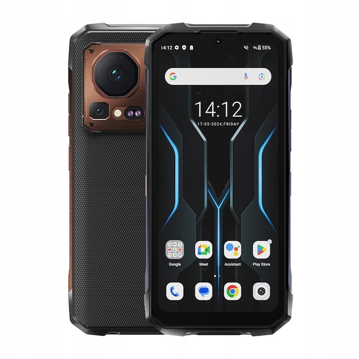 Telefon mobil Blackview A85 Albastru, 4G, 6.56" HD+, 8GB RAM, 128GB ROM, Android 12, Unisoc T606 Octa Core, Bt. v5.0, NFC, 4480mAh, Dual SIM
