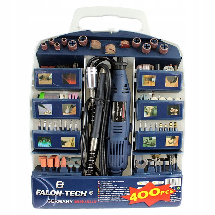Minislefuitor FALON-TECH MG01, 270W, set cu ax flexibil 400 accesorii, 0,55kg