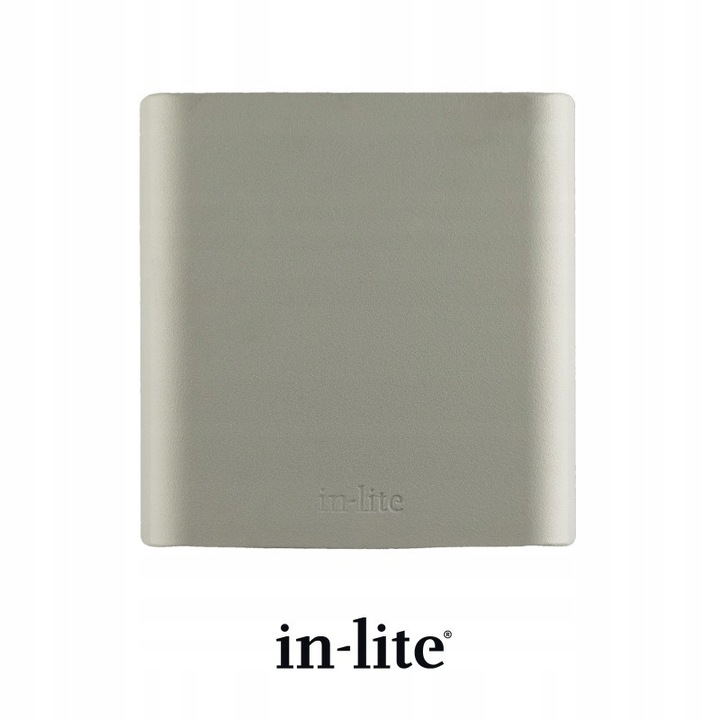 Аплик In-Lite ACE DOWN 100-230V, бял, 100x103x100мм, IP55, 4,5W