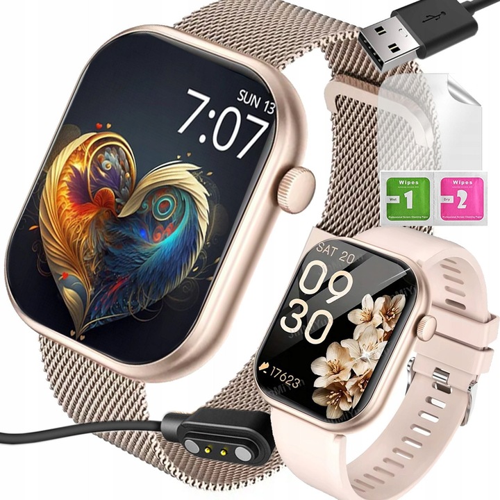 Smartwatch Smart-Trend, model RNCF05, auriu, 32x44mm