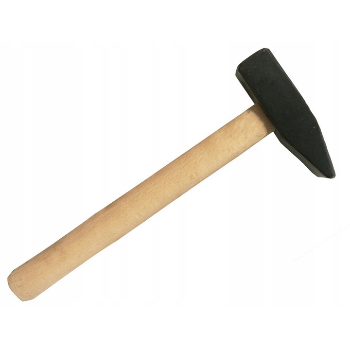 Ciocan slatar, 2kg, negru, cu maner din lemn, produs in Polonia