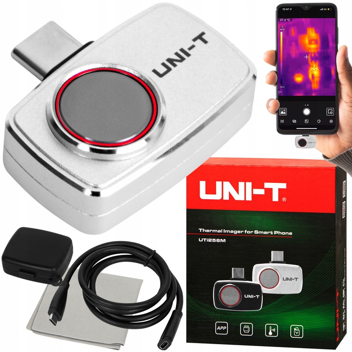Мобилна термовизионна камера UNI-T UTI256M USB-C Android 256x192px