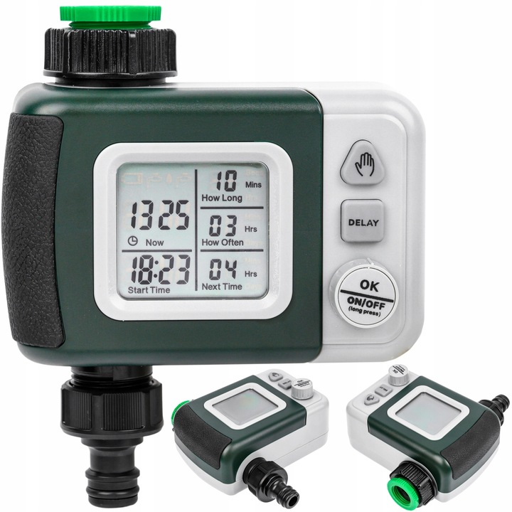 SAT öntözőprogramozó, PRO-400 modell, 12,8x12x7cm, vízálló, egyszerűen felszerelhető