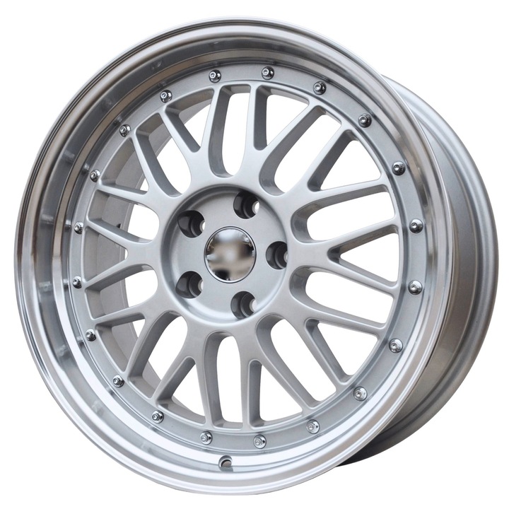 Set (4 bucati) jante 1025/REW031 16x7 5x120 ET40 - MS - lustruit + argintiu