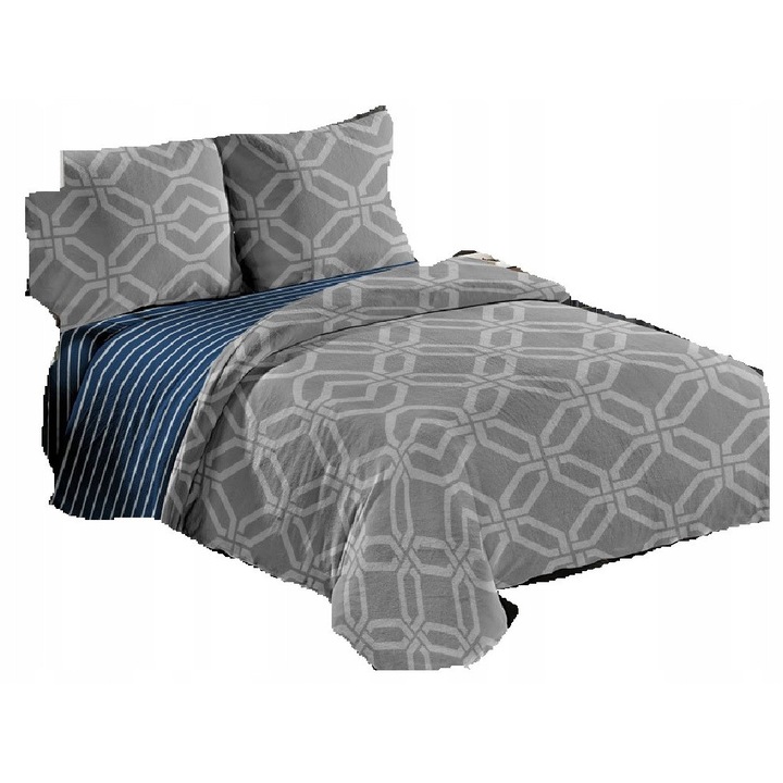 Ágynemű garnitúra, Cotton world, 160x200cm, 2x70x80cm, polár, többszínű