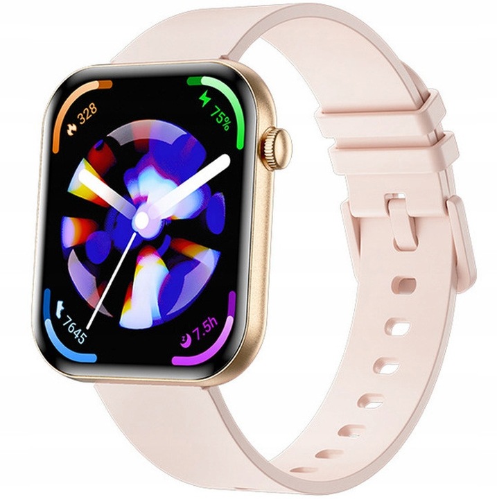 Smartwatch Rubicon RNCF49, roz, dimensiune standard