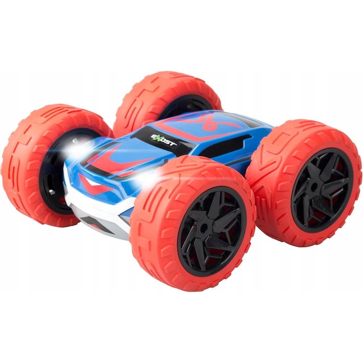 Masina teren cu telecomanda Cross 360, rosie, 15x14,5x7,5cm, 12km/h, pentru copii 5-10 ani